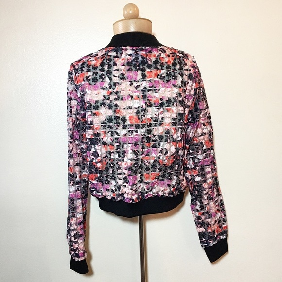 Sam Edelman Embroidered Organza Jacket - Picture 2 of 8