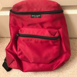 Red Kate Spade Backpack