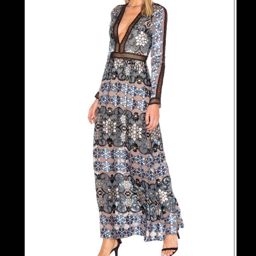 LOVE & LEMONS Juliet Maxi Dress - NWD