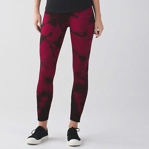 In the flow crop tie dye leggings