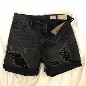 All Saints "Carson" boyfriend shorts