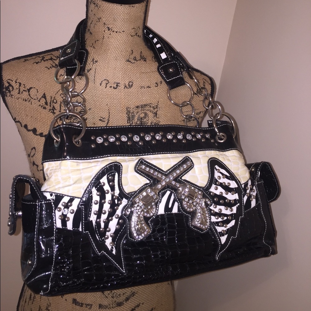 Wings & Pistols handbag!!