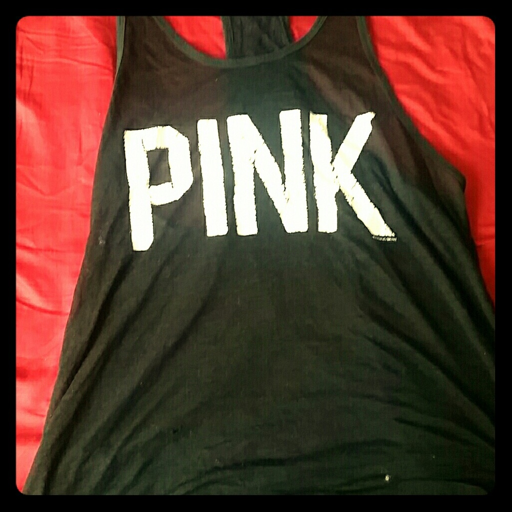 PINK Racer Back Tank EUC! $