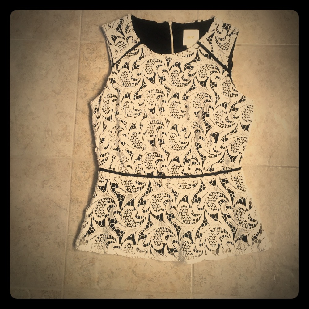 Maeve peplum top