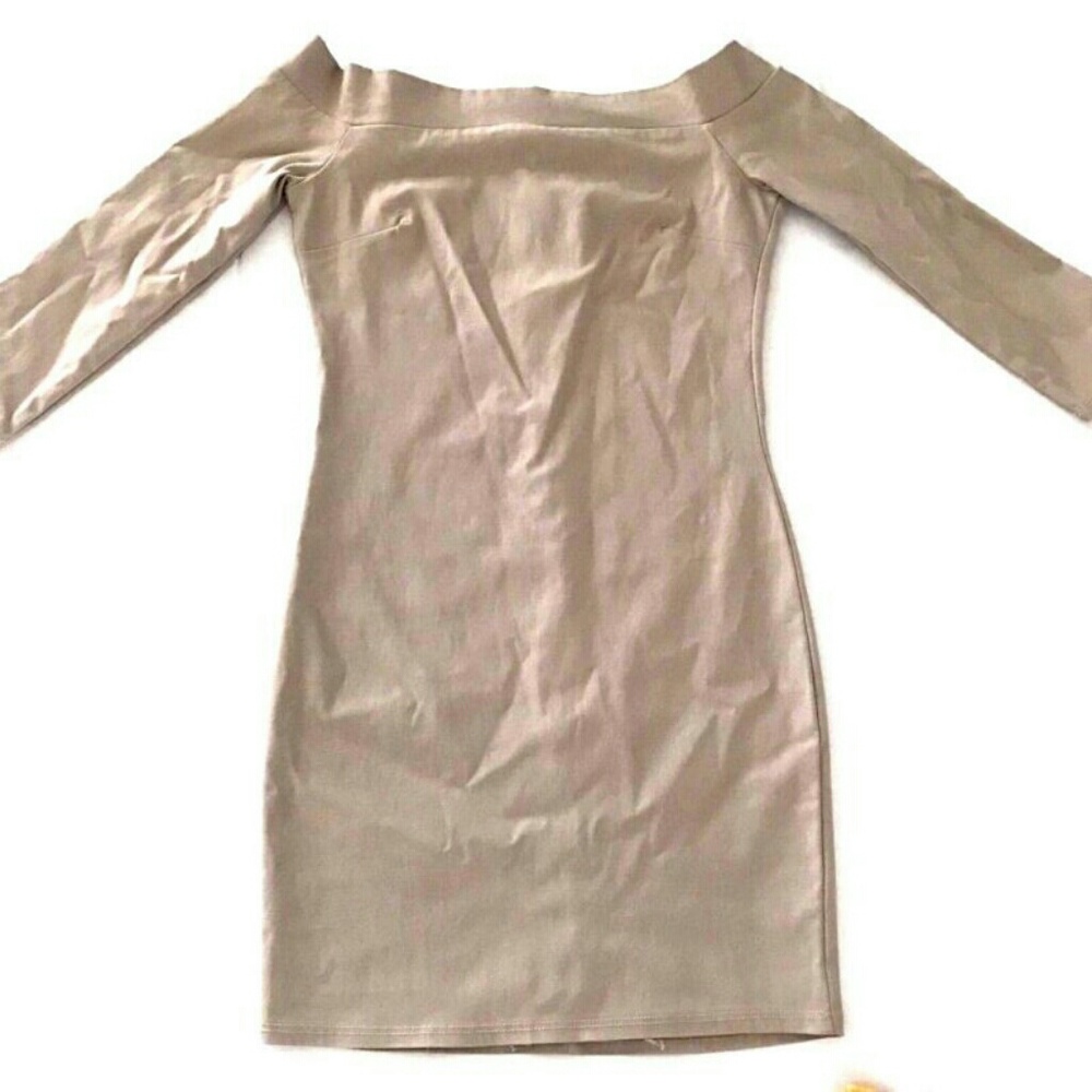 Off the shoulder mini dress