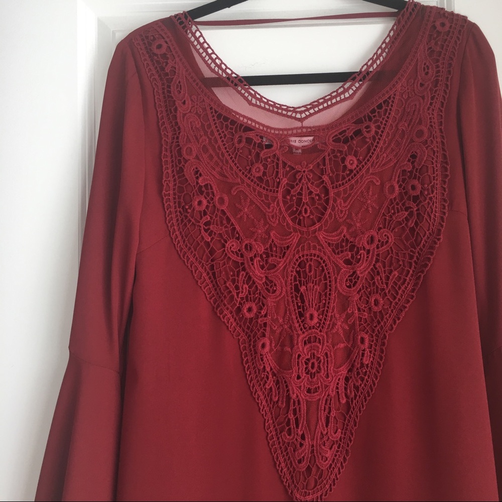 Bell sleeve dress