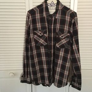 Mossimo plaid button down