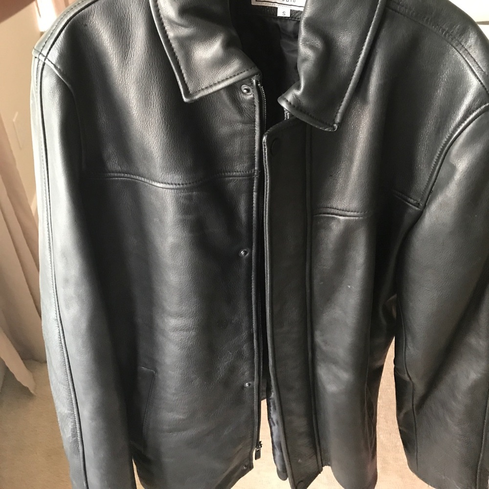 Men's Leather Designer Coat