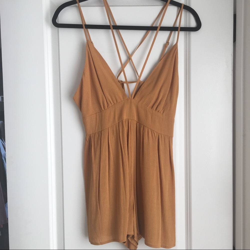 Super cute strappy flowy romper