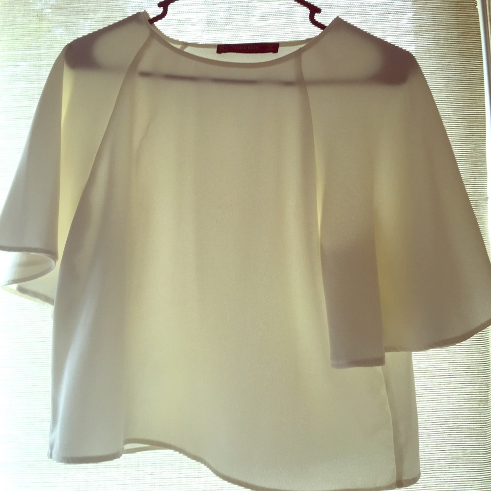 Zara Basic Beige Blouse.