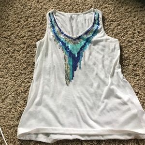 Super fun and clean white shirt!