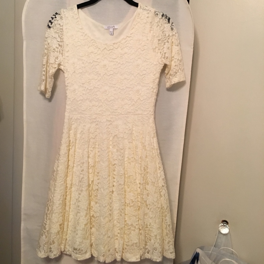 Cream dress