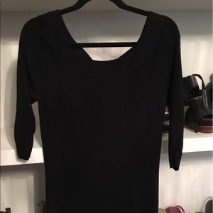 White House Black Market keyhole back sweater. L.