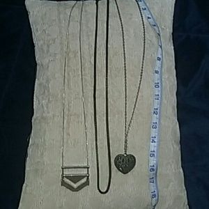 3 necklaces.