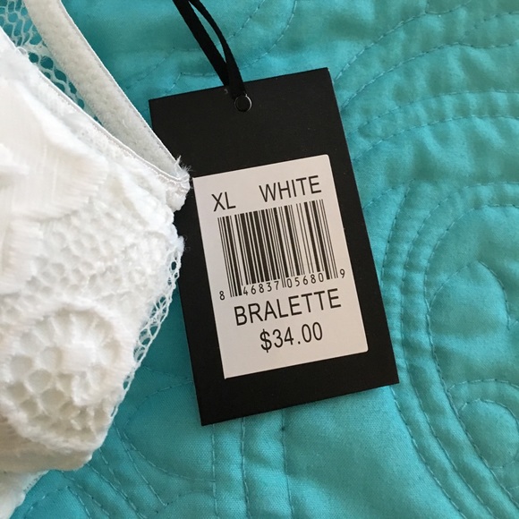 NWT Gorgeous ABS white lace bralette - Picture 4 of 5