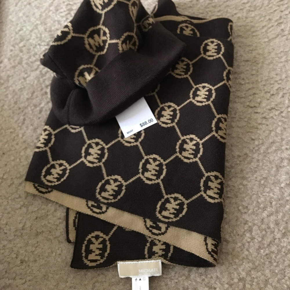 Michael Kors Hat and Scarf set