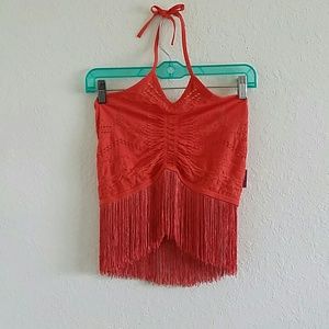 Cute summer haltered crop top