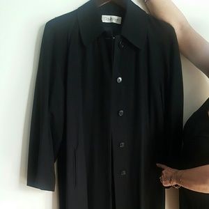 Calvin Klein: Fall Trench Gabardine Lt. wool