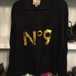 Wildfox 'N 9' sweater. Size L.