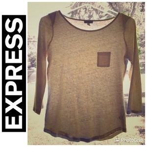 [Express] Cream Cotton Top
