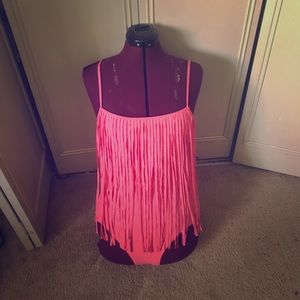 DKNY HOT PINK ONE PIECE SWIMSUIT