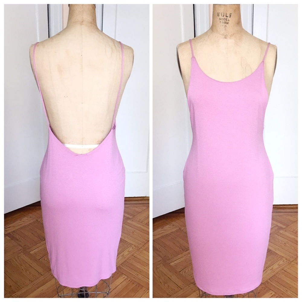 🆕Blush open back bodycon mini