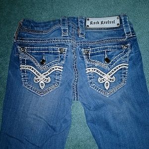 Rock Revival Bootcut Jeans, size 24x33