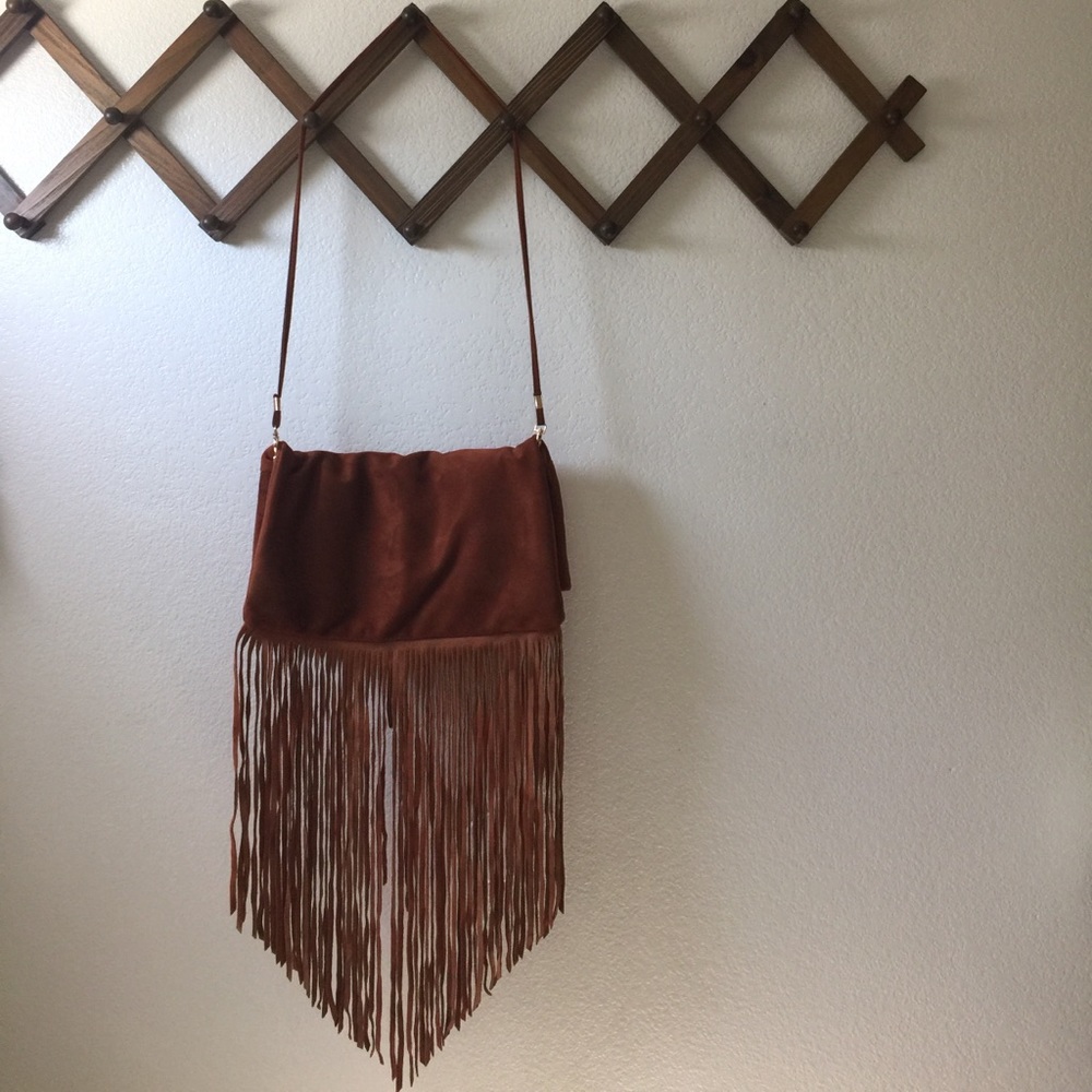 Free people suede side bag