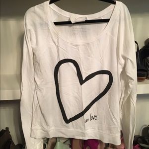 Peace Love World pullover. Size XL.