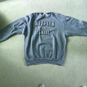 Gray sweatshirt