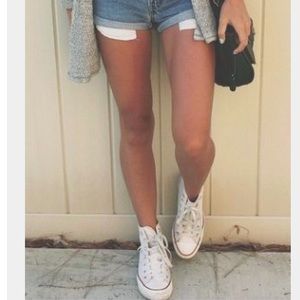 White high top Chuck Taylor's
