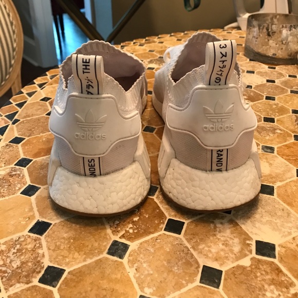 Adidas NMD R1 GUM WHITE Size 11 *used* - Picture 2 of 5
