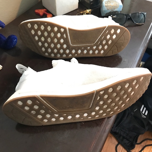 Adidas NMD R1 GUM WHITE Size 11 *used* - Picture 4 of 5