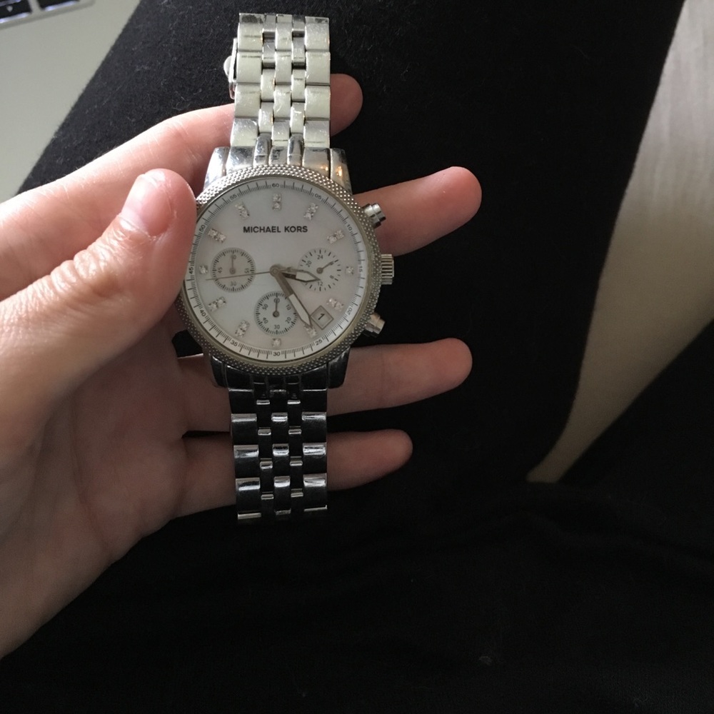 Michael Kors silver watch