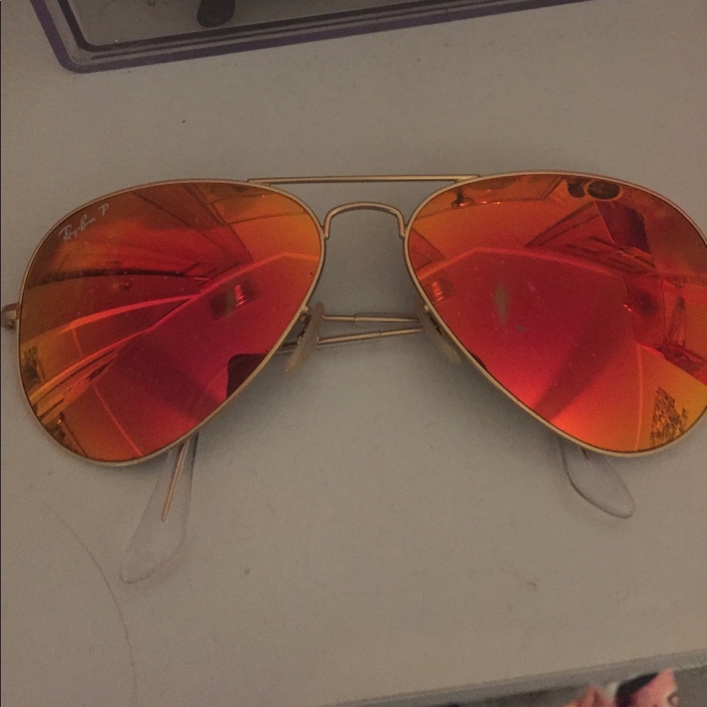 REAL Ray-Ban mirrored aviators