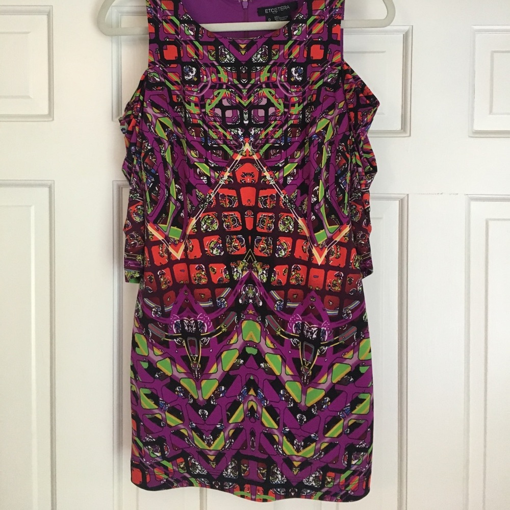 Etcetera open shoulder dress