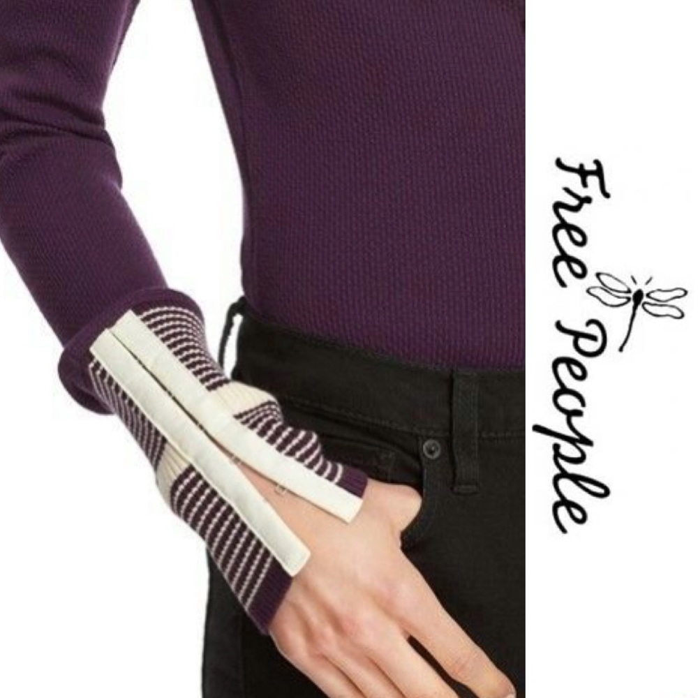 Free People Mod Striped-Cuff Top - Picture 6 of 6