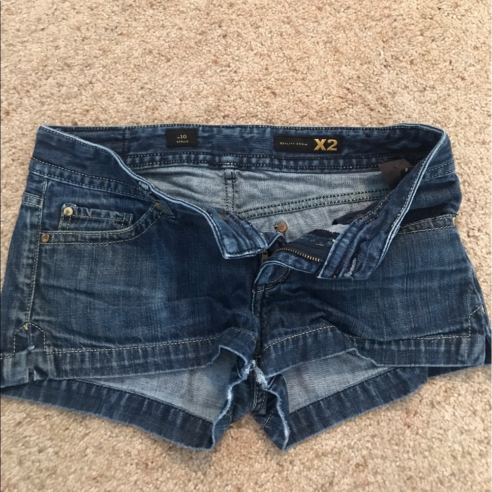 Express denim shorts