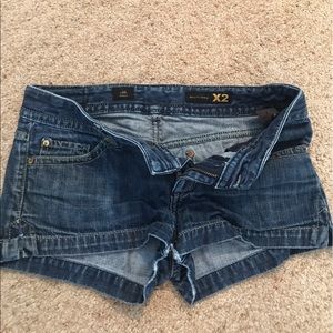 Express denim shorts