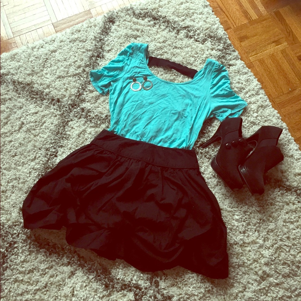 XXI Black mini skirt, XS