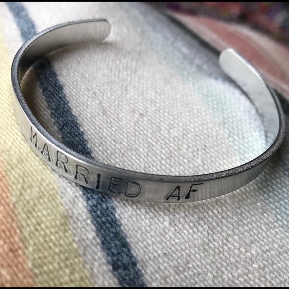 ENGAGED AF / MARRIED AF -cuffs - Picture 3 of 3