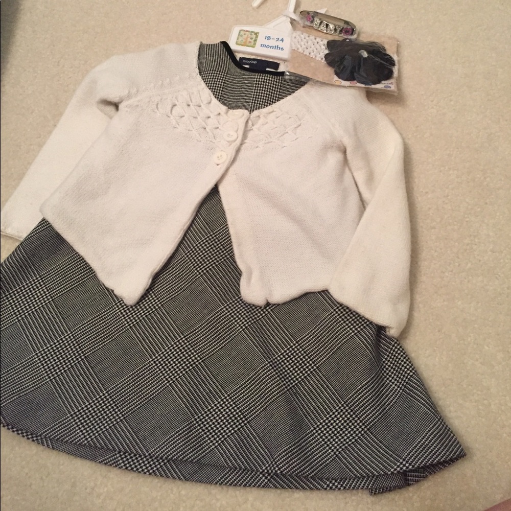 A-line toddler dress set!!