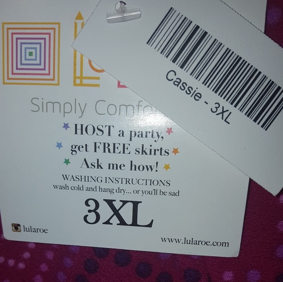 3X Lularoe Cassie Skirt NWT - Picture 5 of 5