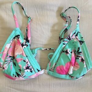 floral bathing suit top (bralette style)