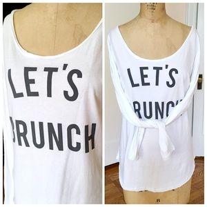 🆕Let's Brunch long sleeved logo tee