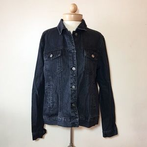 Dark Gray Wash Denim Jacket