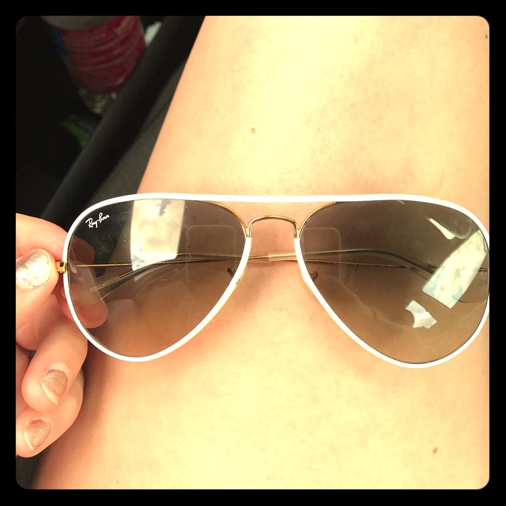 White Ray Bans
