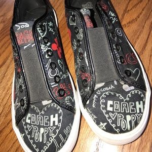 Coach slip ons