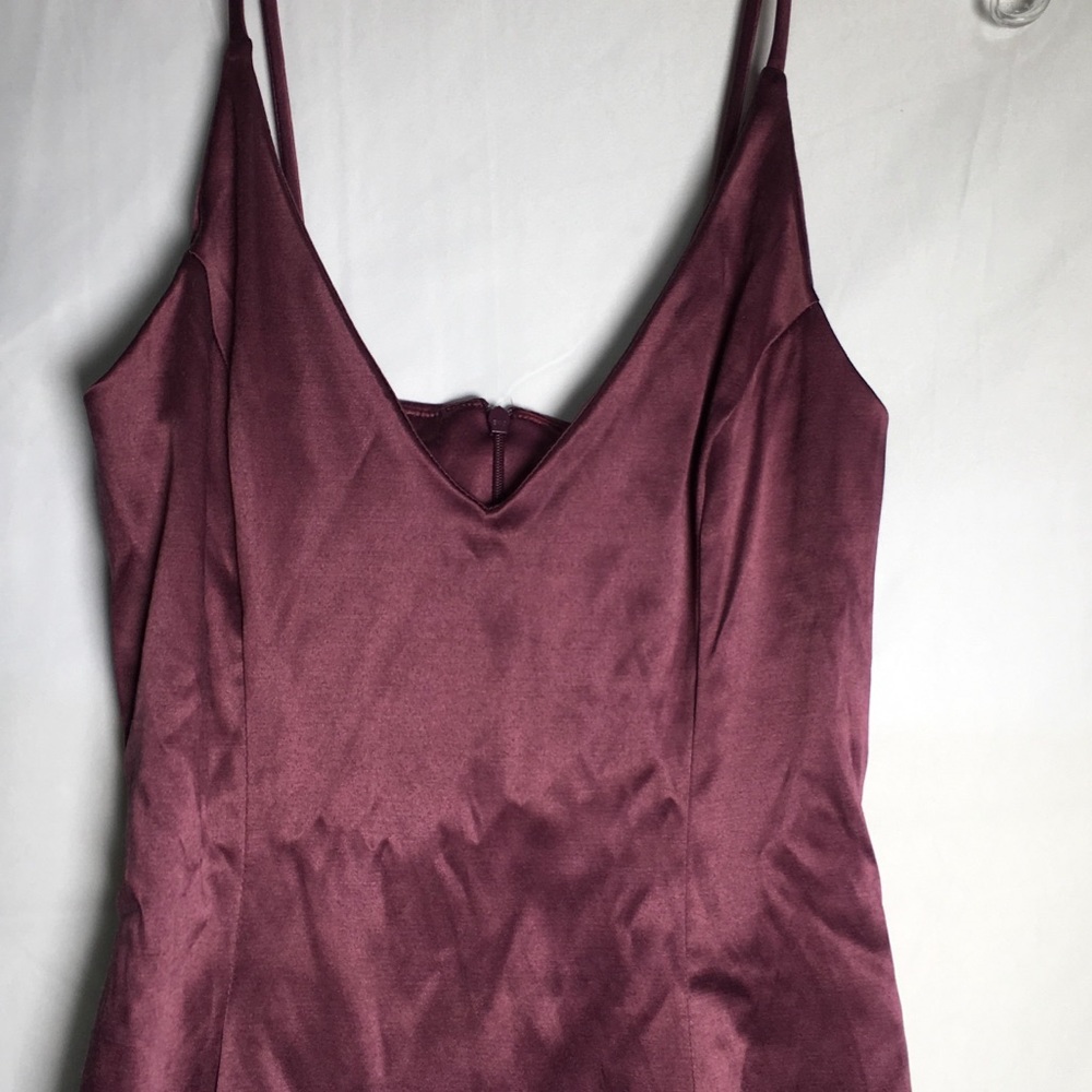 M-23  nasty gal satin a good way mini dress - Picture 6 of 8