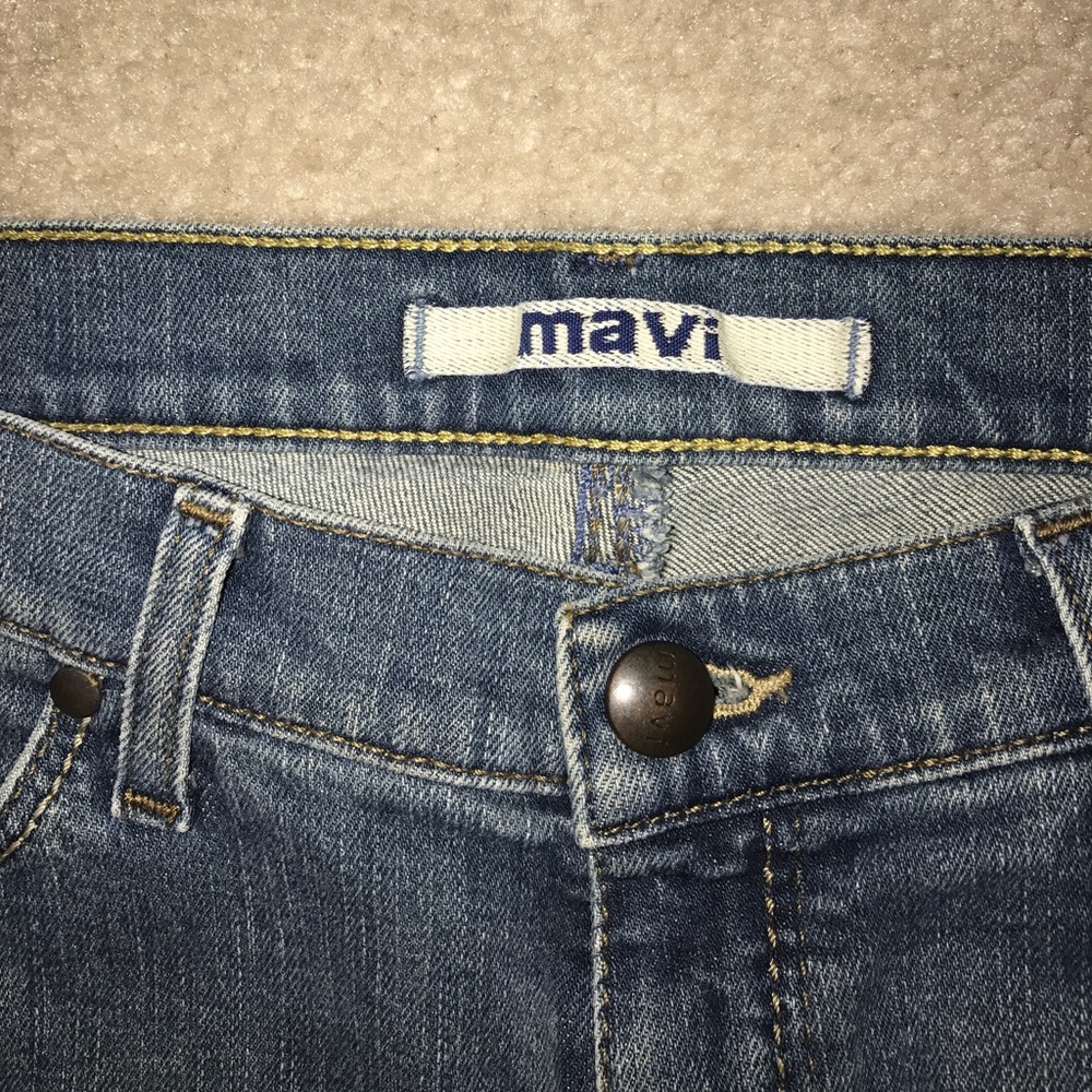HP💜😊EUC MAVI Marie flare $98 Low rise 29/32 slim - Picture 5 of 7